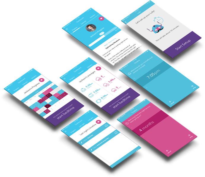 Designed iOS app UI to motivate parents and reduce accidental waking of children